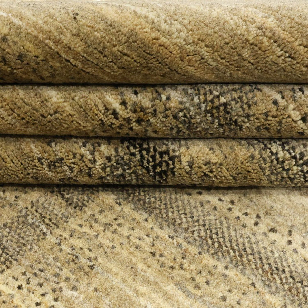 Gabbeh-matta - Loribaft Persian - 283 x 204 cm - mörk beige