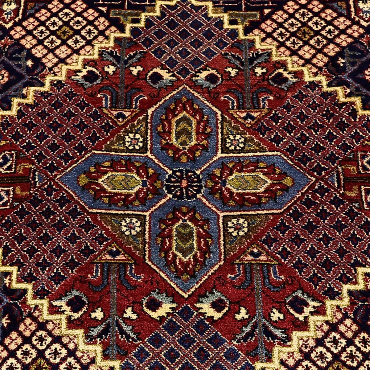 Persiska mattor - Keshan - 211 x 143 cm - mörkblå