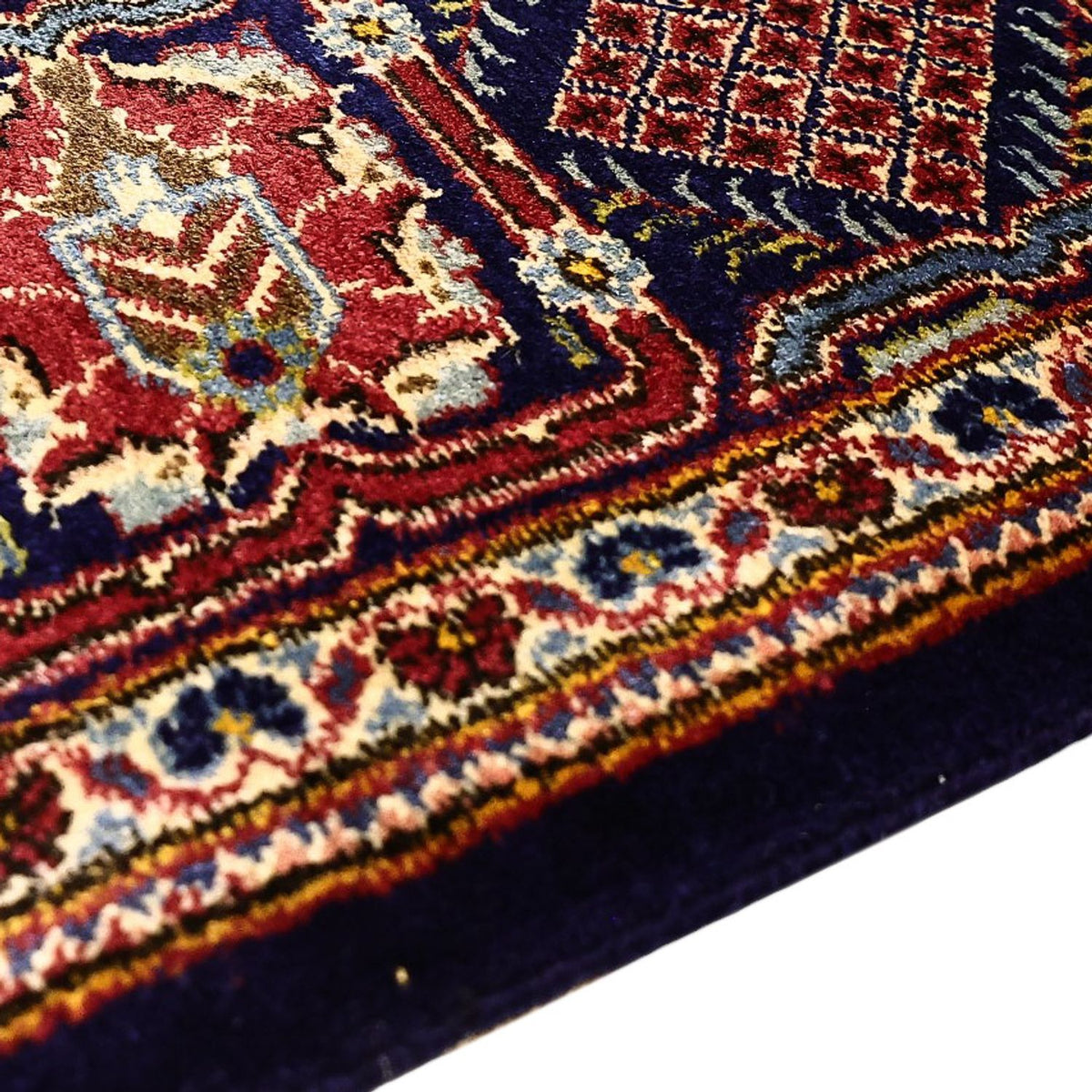 Persiska mattor - Keshan - 211 x 143 cm - mörkblå