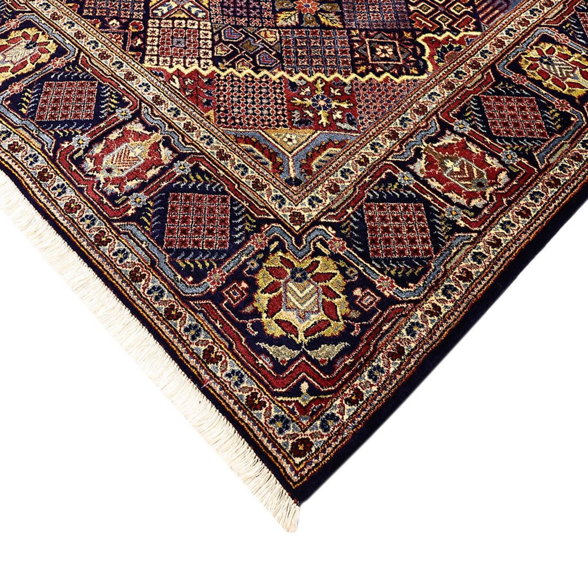 Persiska mattor - Keshan - 211 x 143 cm - mörkblå