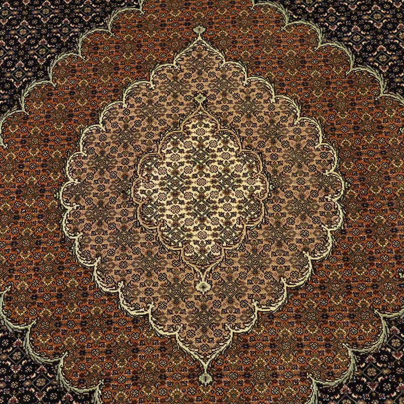 Persisk matta - Tabriz - 299 x 204 cm - mörk beige
