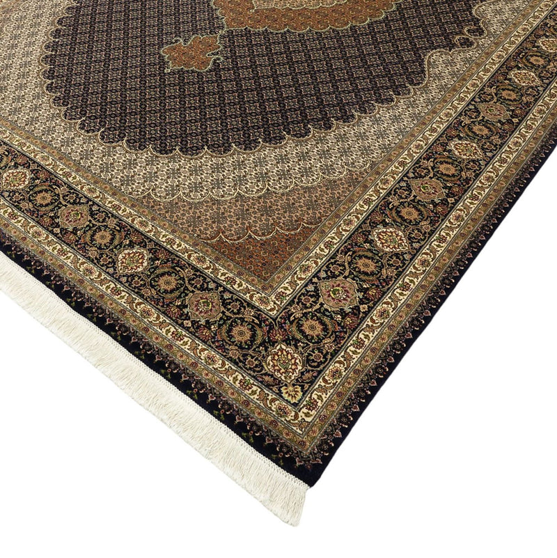 Persisk matta - Tabriz - 299 x 204 cm - mörk beige