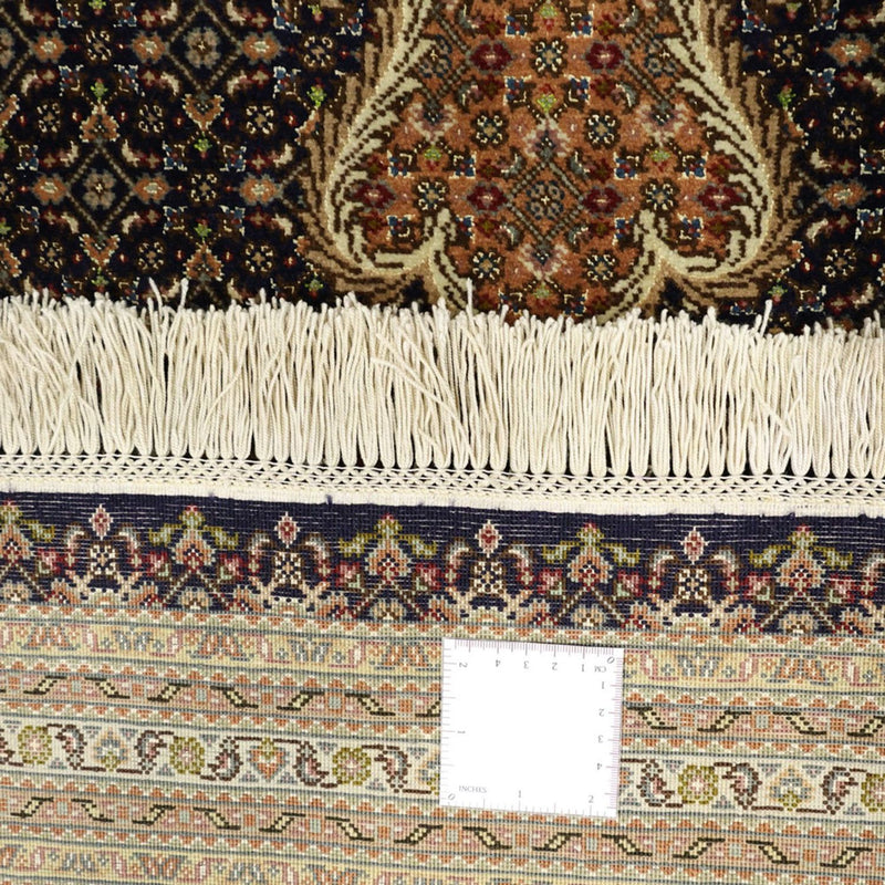 Persisk matta - Tabriz - Royal - Halsband i siden - 362 x 251 cm - mörk beige