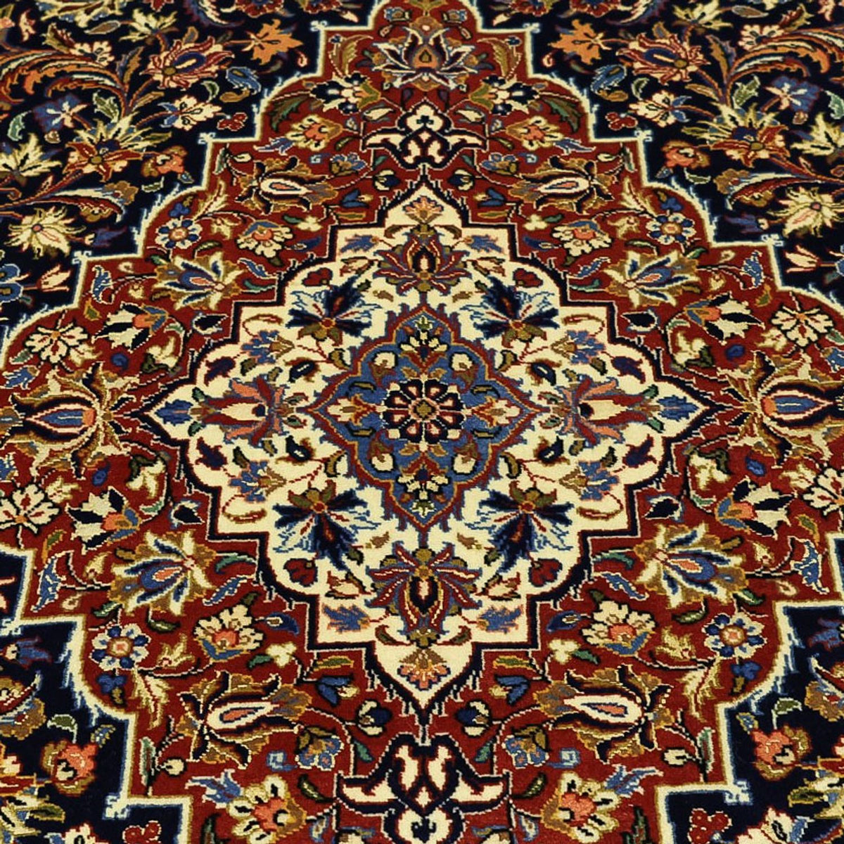 Persiska mattor - Keshan - 203 x 132 cm - mörkblå