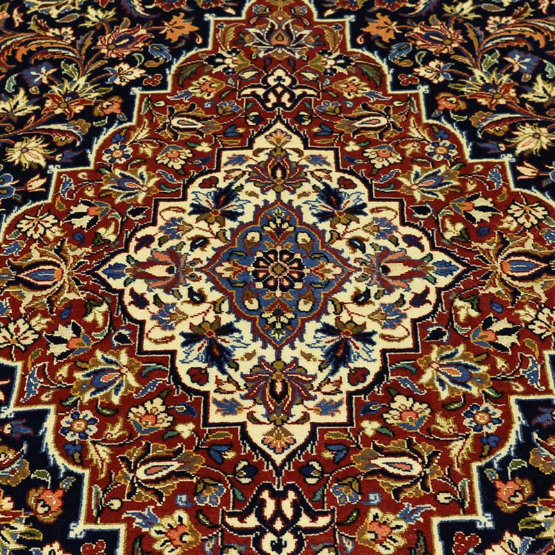 Persiska mattor - Keshan - 203 x 132 cm - mörkblå