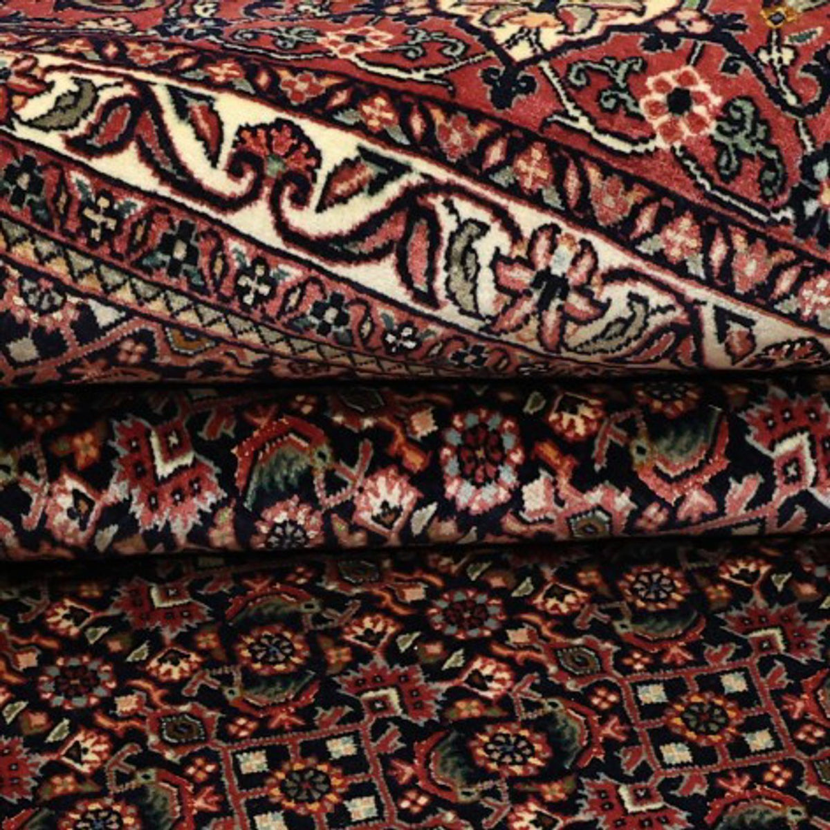 Persisk matta - Bijar - 337 x 255 cm - mörkblå