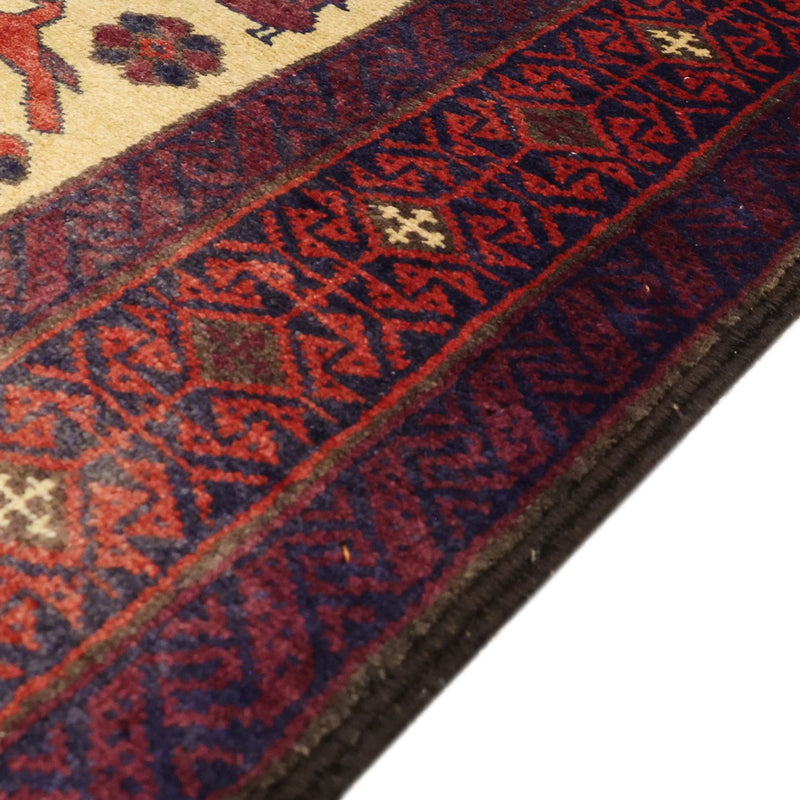 Runner Baluch-matta - 212 x 97 cm - ljusgrön