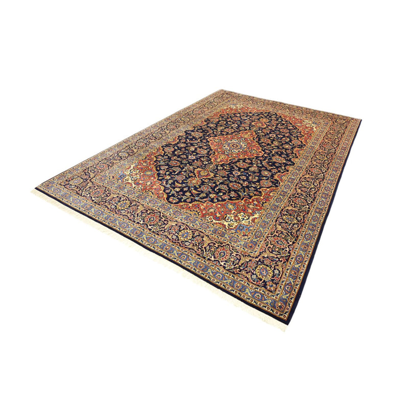 Persiska mattor - Keshan - 321 x 221 cm - mörkblå