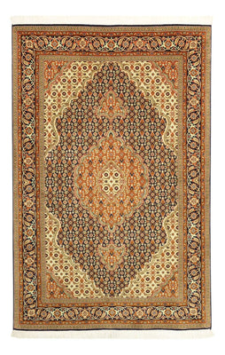 Persisk matta - Tabriz - Royal - Kungliga - 153 x 101 cm - mörk beige