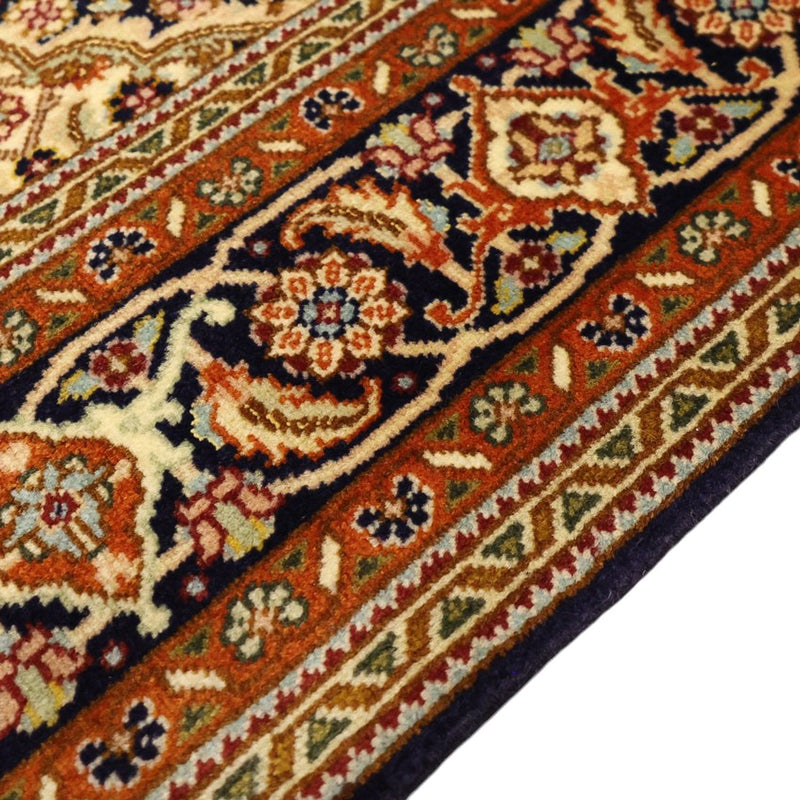 Persisk matta - Tabriz - Royal - Kungliga - 153 x 101 cm - mörk beige