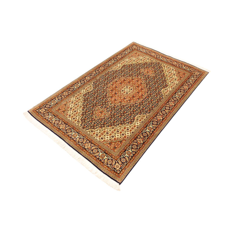 Persisk matta - Tabriz - Royal - Kungliga - 153 x 101 cm - mörk beige