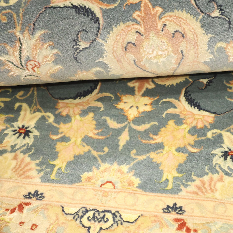 Persisk matta - Tabriz - 119 x 81 cm - ljusblå