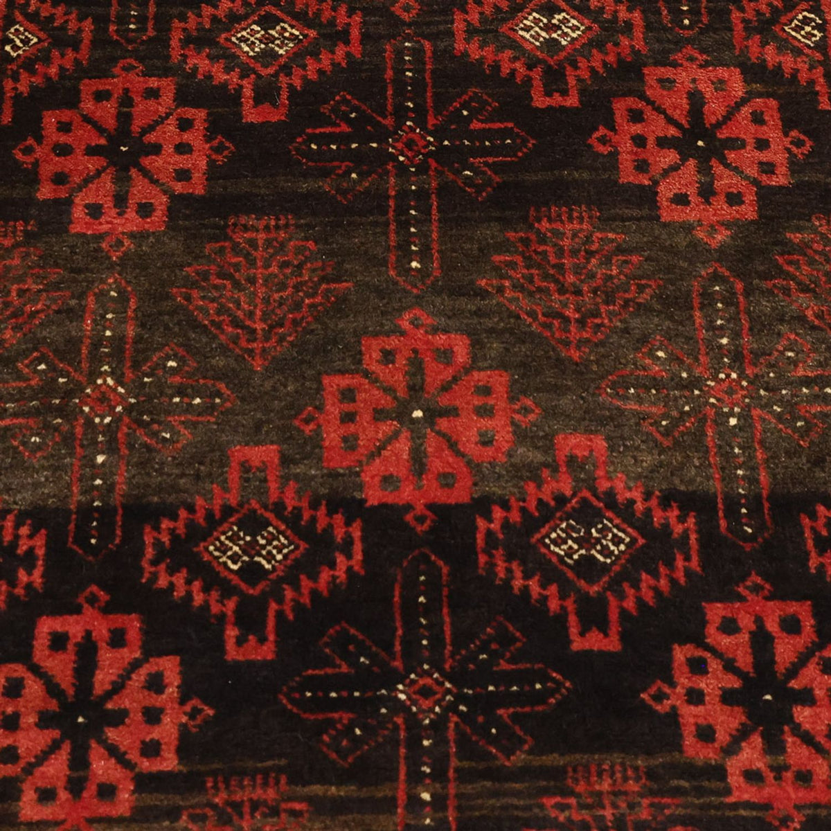 Runner Baluch-matta - 196 x 102 cm - flerfärgad