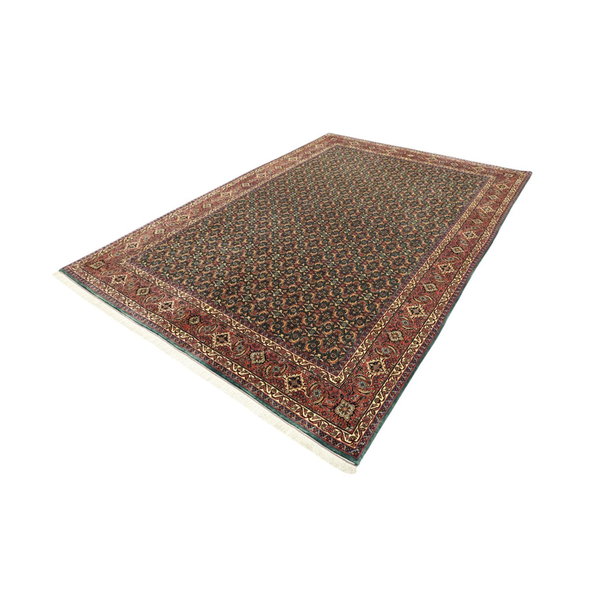 Persisk matta - Bijar - Kungliga - 301 x 203 cm - mörkblå