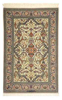 Persisk matta - Isfahan - Premium - 171 x 111 cm - mörk beige