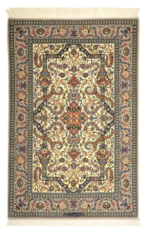 Persisk matta - Isfahan - Premium - 171 x 111 cm - mörk beige