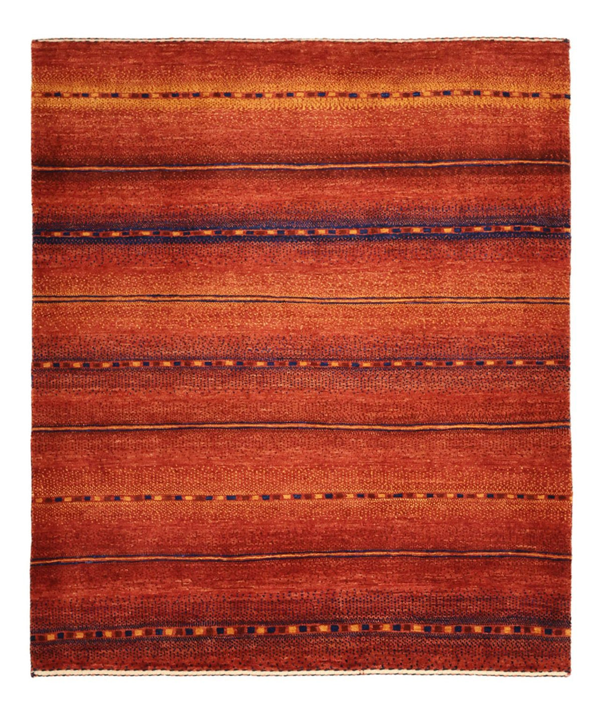 Gabbeh-matta - Kashkuli Persiska kvadrat  - 119 x 101 cm - flerfärgad