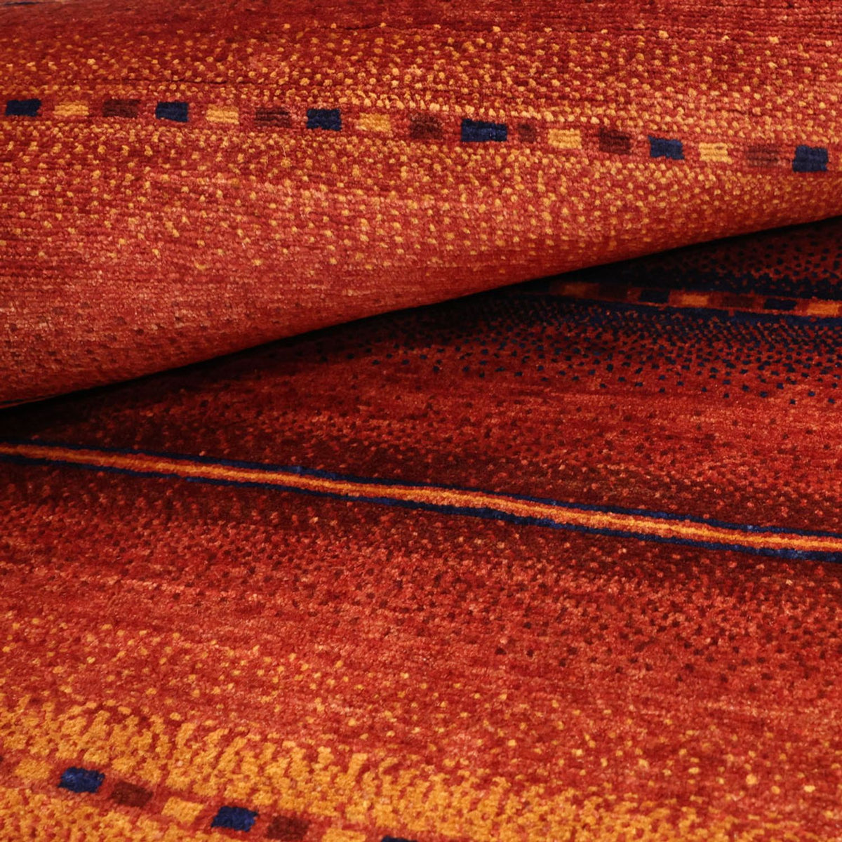 Gabbeh-matta - Kashkuli Persiska kvadrat  - 119 x 101 cm - flerfärgad