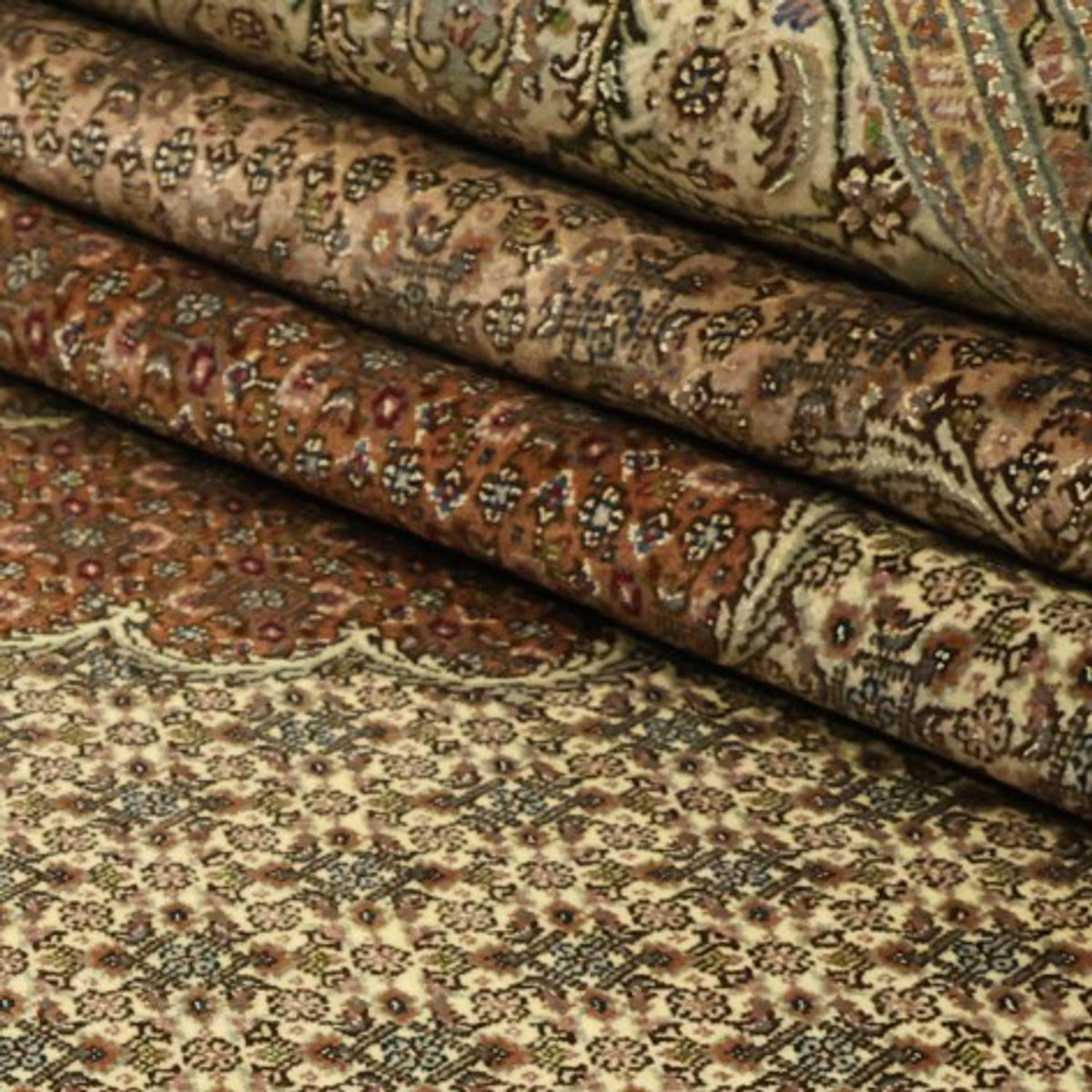 Persisk matta - Tabriz - Royal - Kungliga - 350 x 251 cm - sand