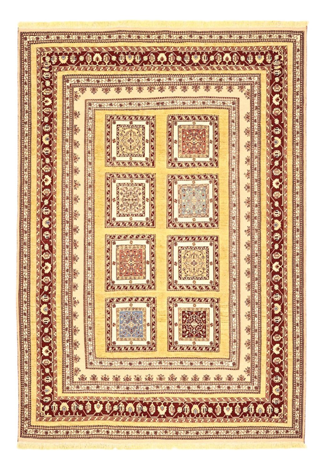 Kelim Carpet - orientalisk matta - 297 x 208 cm - flerfärgad