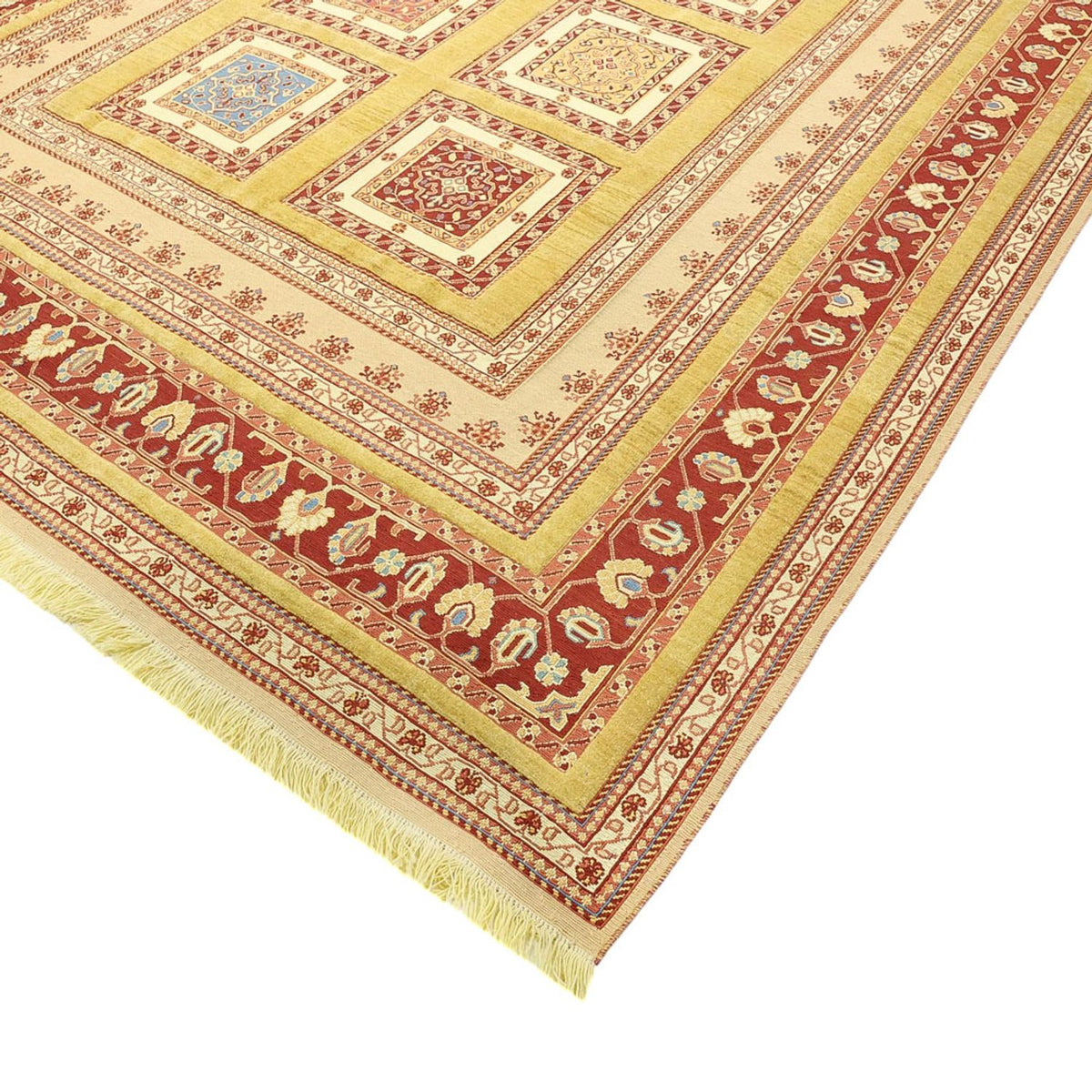 Kelim Carpet - orientalisk matta - 297 x 208 cm - flerfärgad