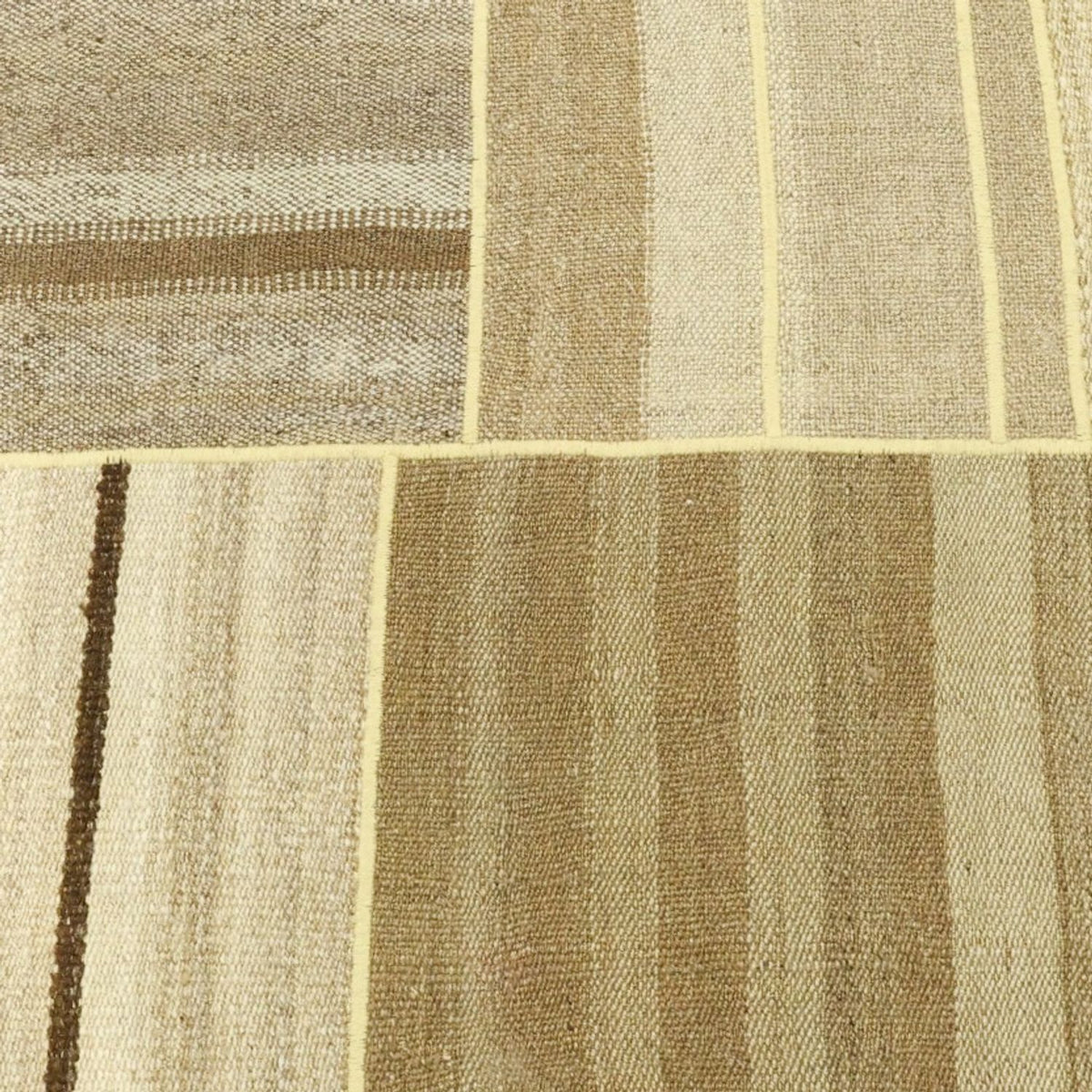 Kelim Carpet - orientalisk matta - 234 x 172 cm - mörk beige