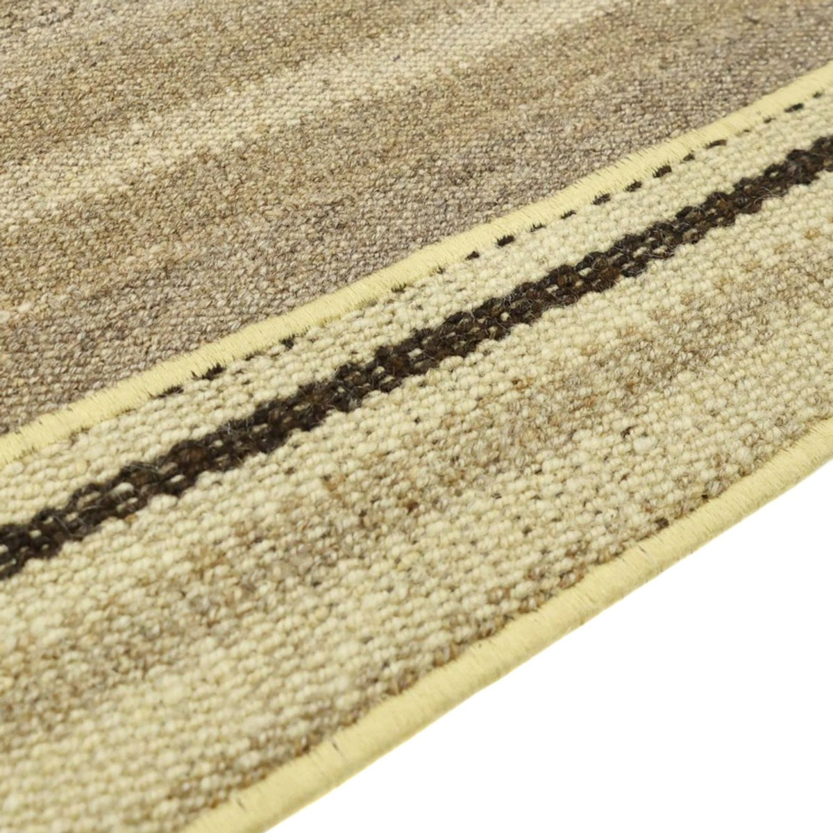 Kelim Carpet - orientalisk matta - 234 x 172 cm - mörk beige