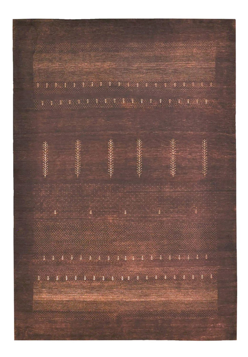 Gabbeh-mattan - Loribaft Indus - 247 x 173 cm - mörkröd