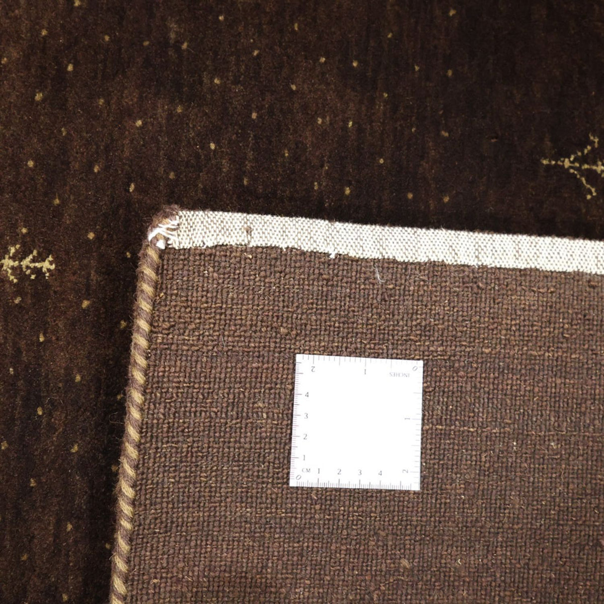 Gabbeh-mattan - Loribaft Indus - 247 x 173 cm - mörkröd