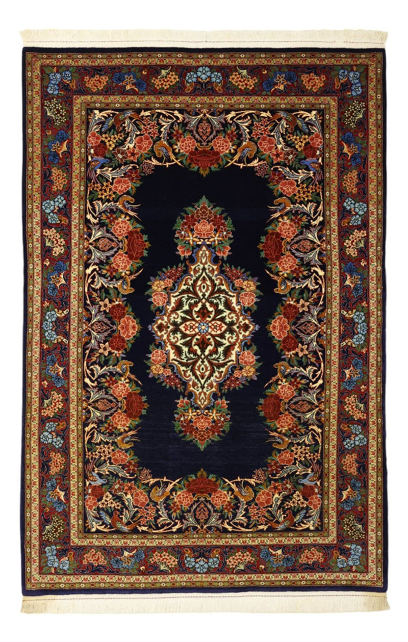 Persisk matta - Classic - 159 x 105 cm - mörkblå