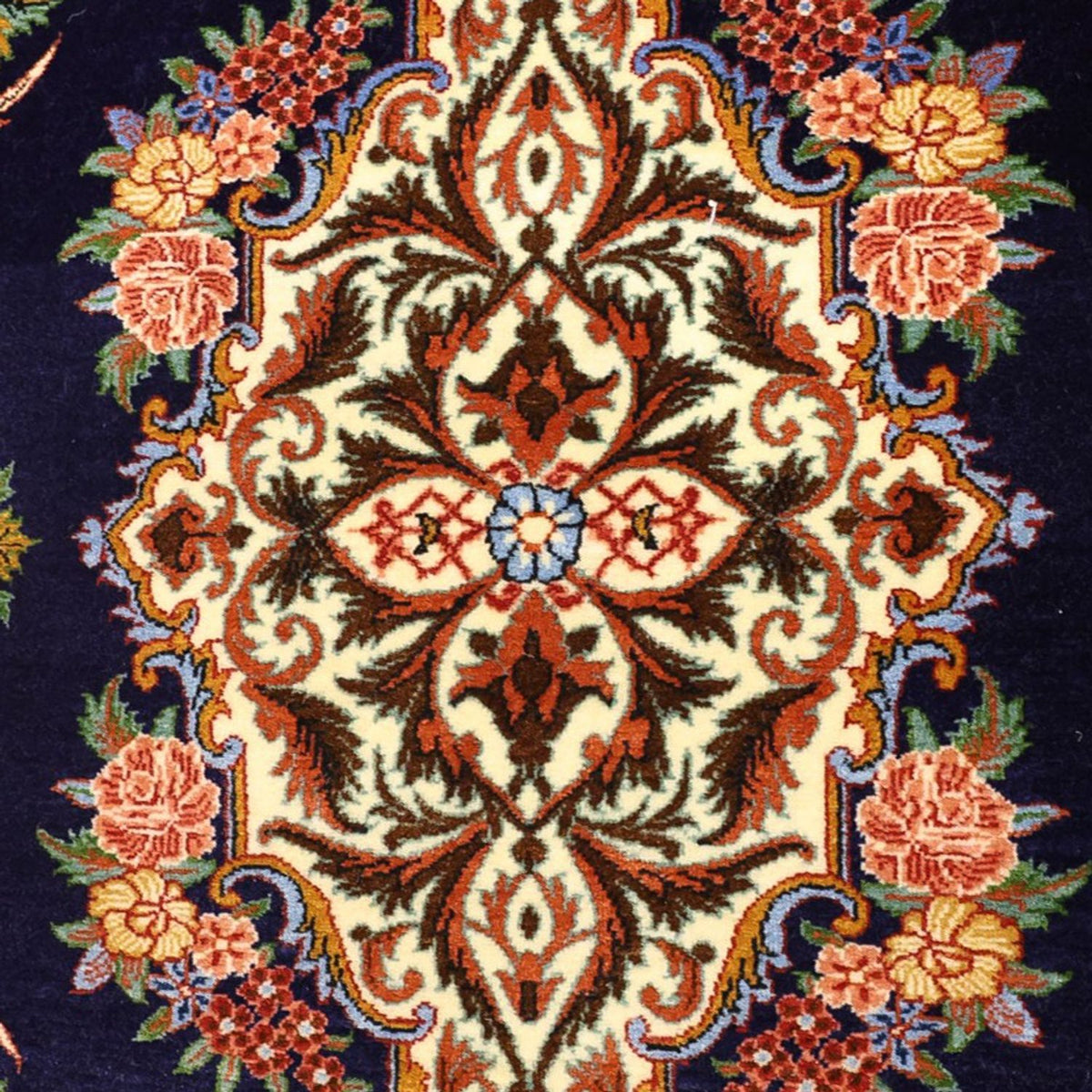 Persisk matta - Classic - 159 x 105 cm - mörkblå