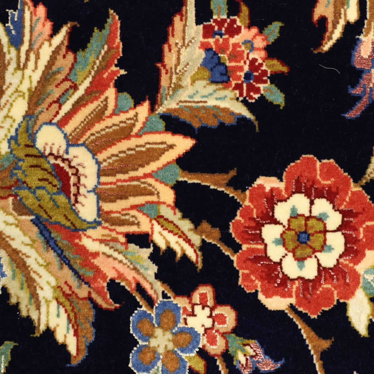 Persisk matta - Isfahan - Premium - 151 x 101 cm - mörkblå