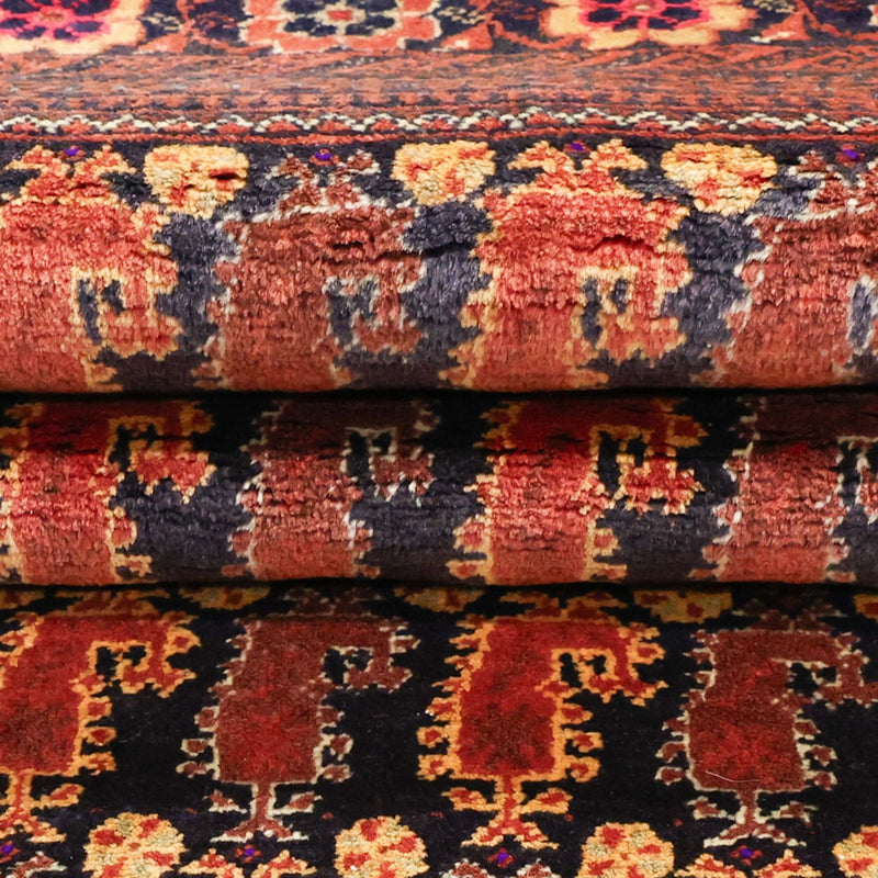 Runner Baluch-matta - 190 x 98 cm - mörkröd