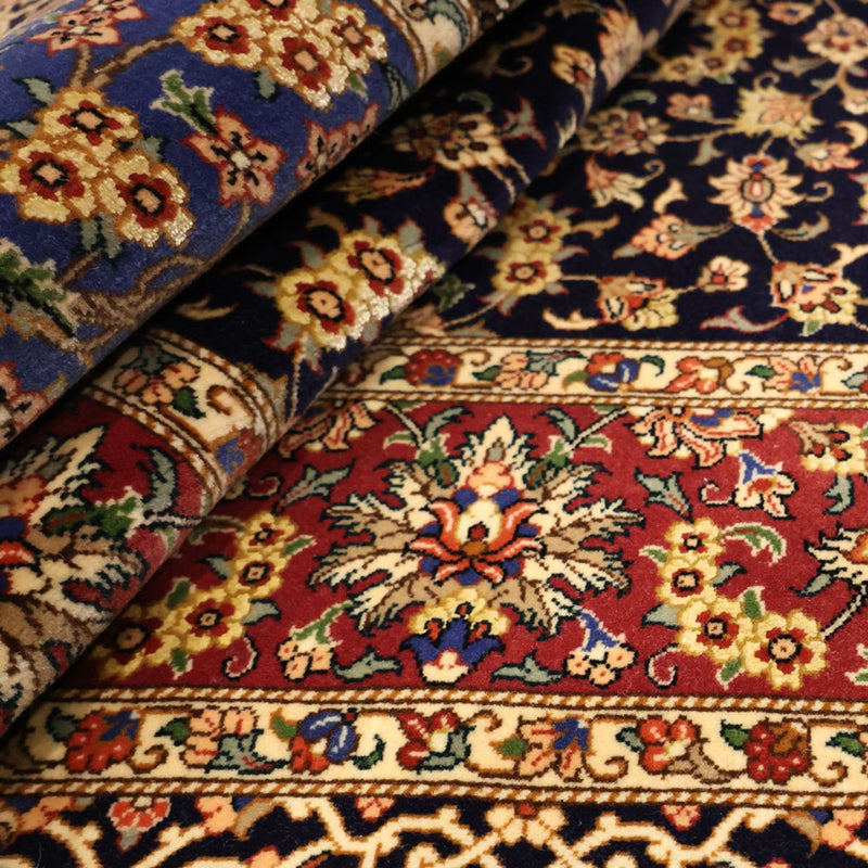 Persisk matta - Ghom - 154 x 100 cm - mörk beige