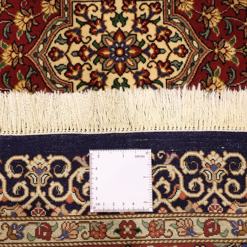 Persisk matta - Ghom - 154 x 100 cm - mörk beige