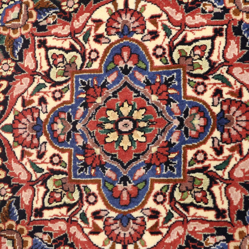 Persisk matta - Bijar - 136 x 71 cm - mörkröd