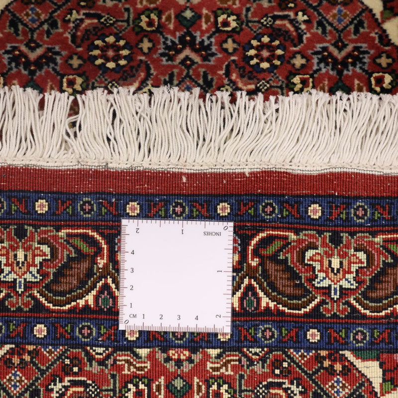 Persisk matta - Bijar - 136 x 71 cm - mörkröd