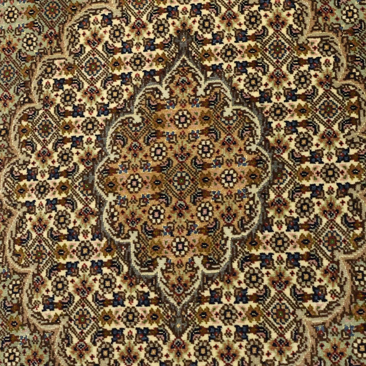 Persisk matta - Tabriz - Royal - 151 x 100 cm - olivgrön