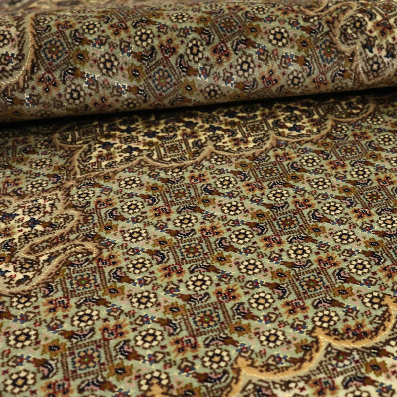 Persisk matta - Tabriz - Royal - 151 x 100 cm - olivgrön