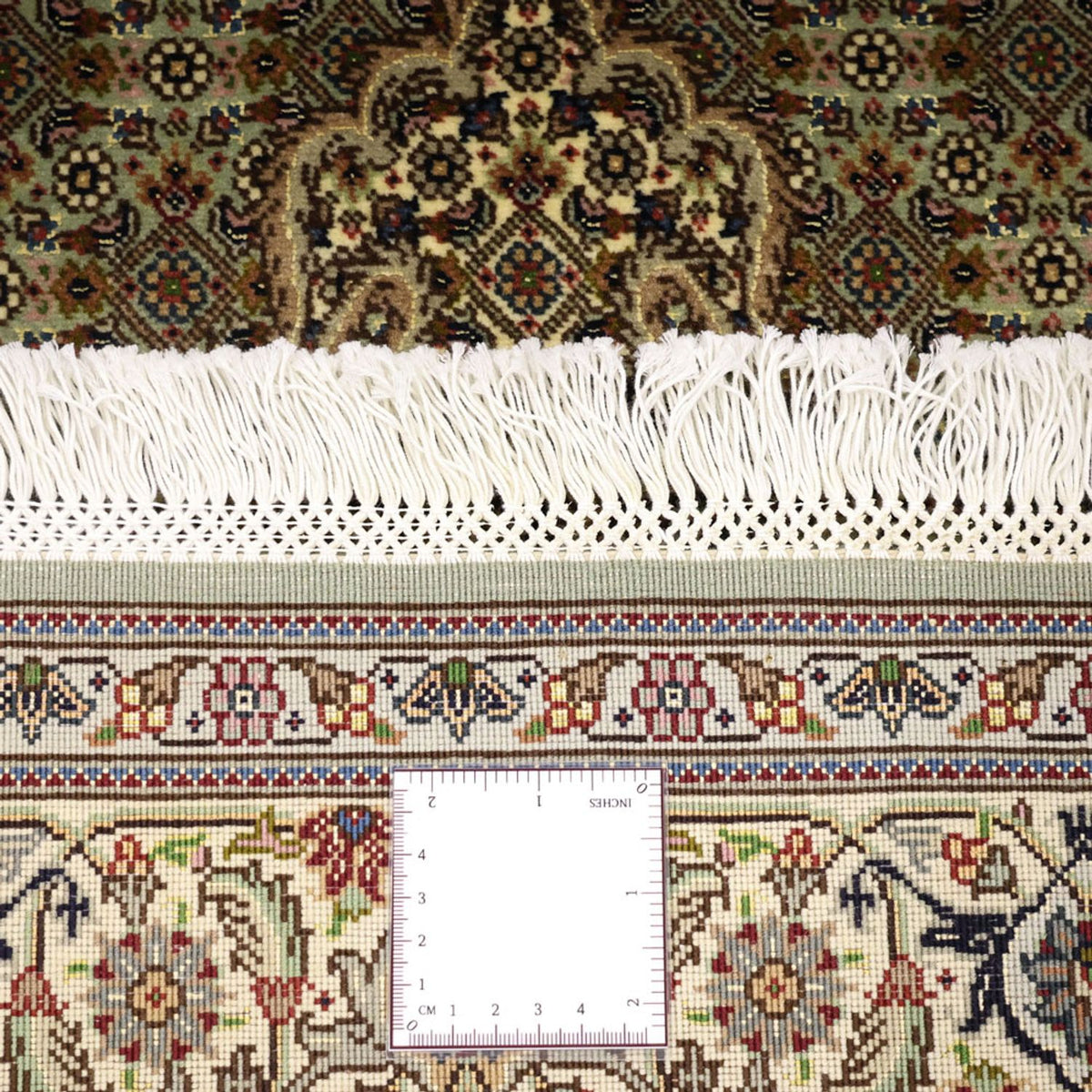 Persisk matta - Tabriz - Royal - 151 x 100 cm - olivgrön