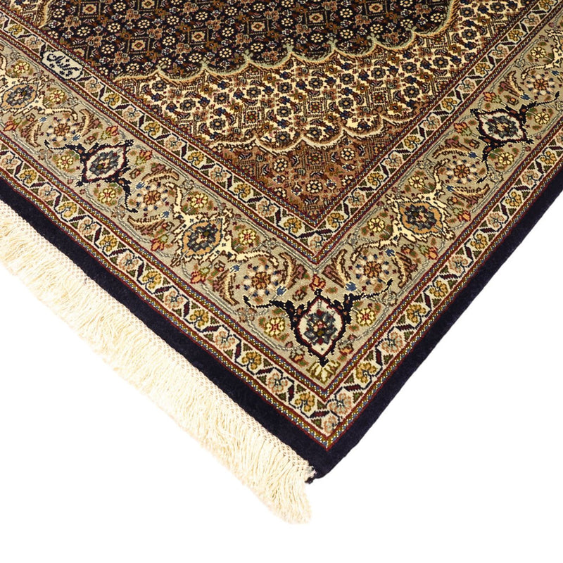 Persisk matta - Tabriz - Royal - Halsband i siden - 149 x 100 cm - mörk beige
