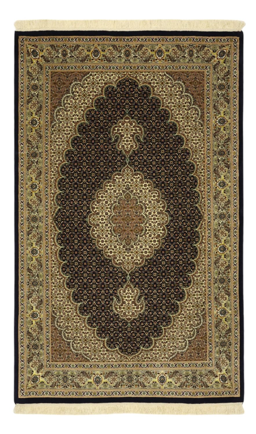 Persisk matta - Tabriz - Royal - Halsband i siden - 159 x 98 cm - mörk beige