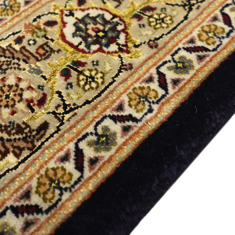 Persisk matta - Tabriz - Royal - Halsband i siden - 159 x 98 cm - mörk beige
