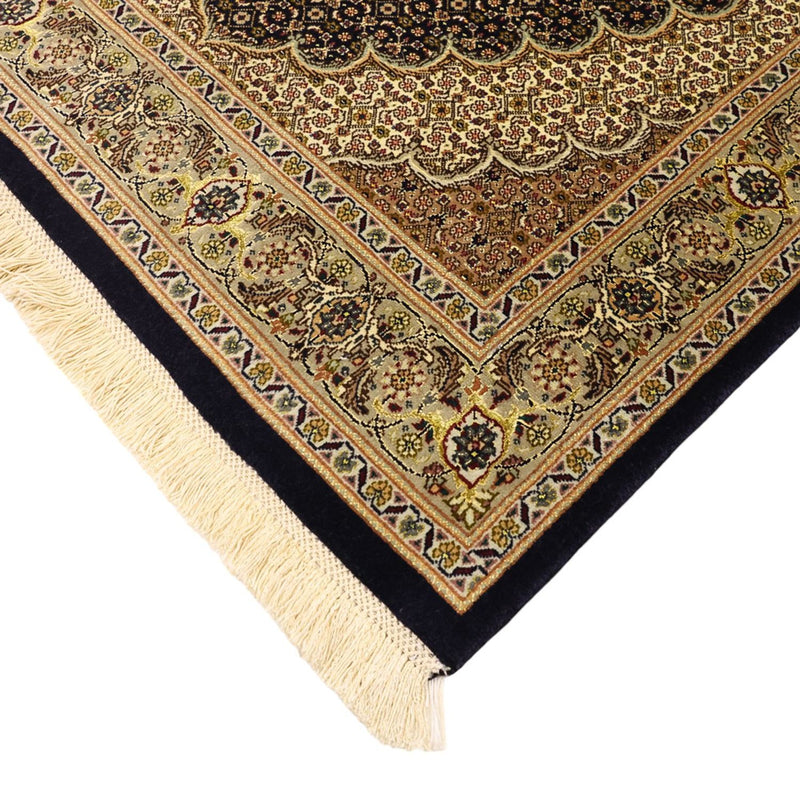 Persisk matta - Tabriz - Royal - Halsband i siden - 159 x 98 cm - mörk beige