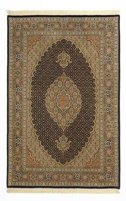 Persisk matta - Tabriz - Royal - 150 x 99 cm - mörk beige