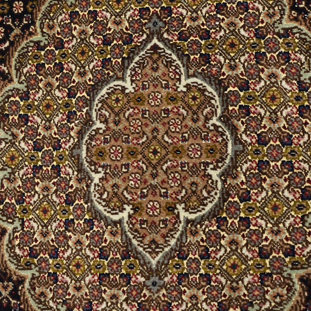Persisk matta - Tabriz - Royal - 150 x 99 cm - mörk beige