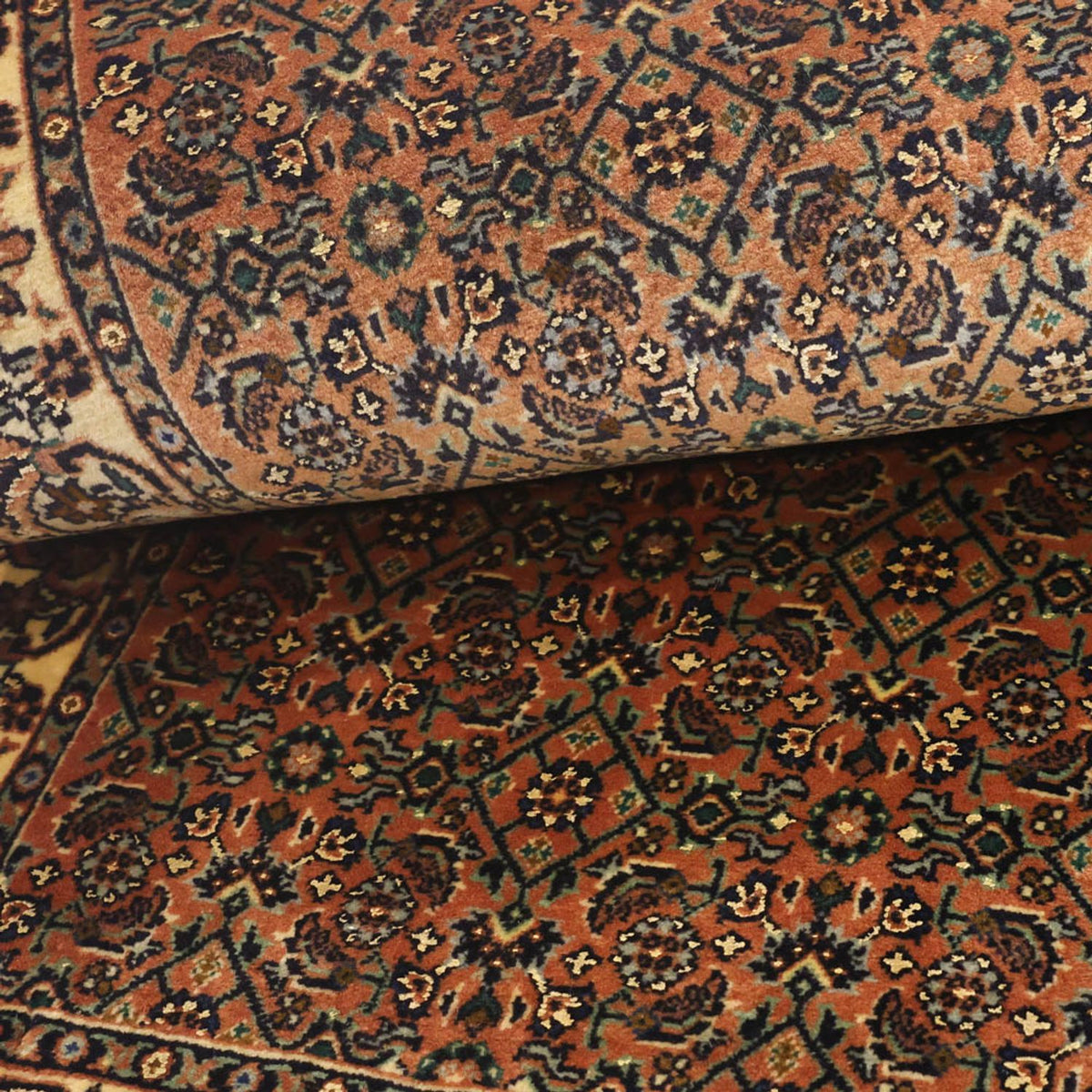 Persisk matta - Bijar - 137 x 72 cm - sand