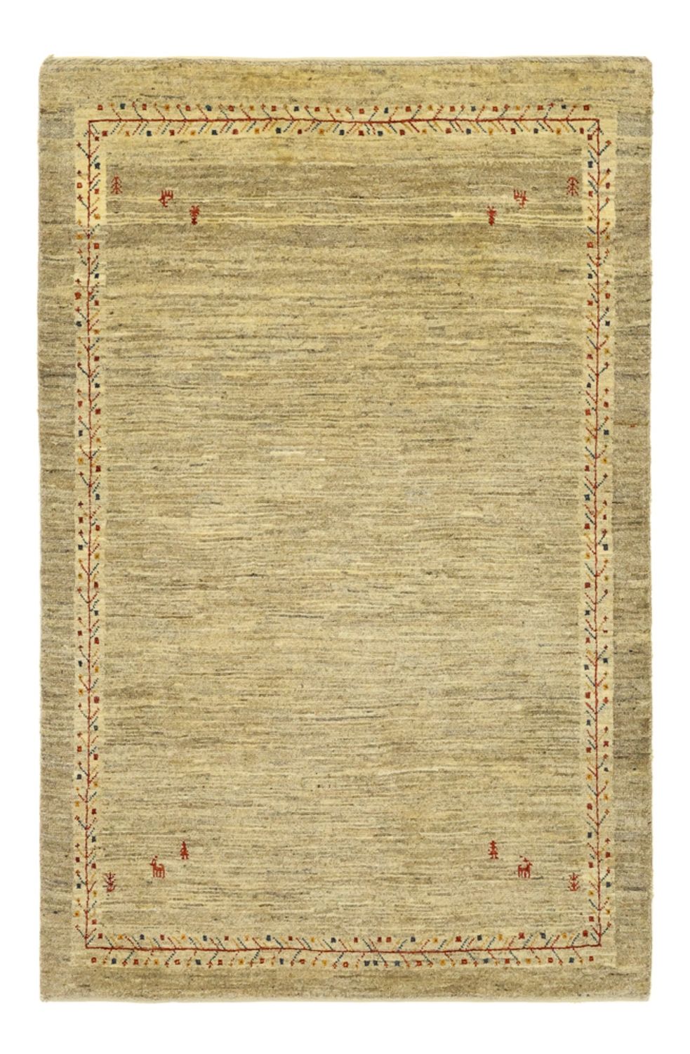 Gabbeh-matta - Kashkuli Persiska - 125 x 82 cm - beige
