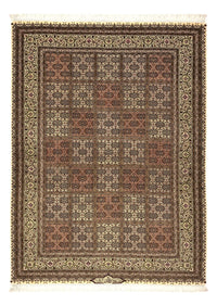 Persisk matta - Tabriz - Royal - Kungliga - 207 x 152 cm - mörk beige