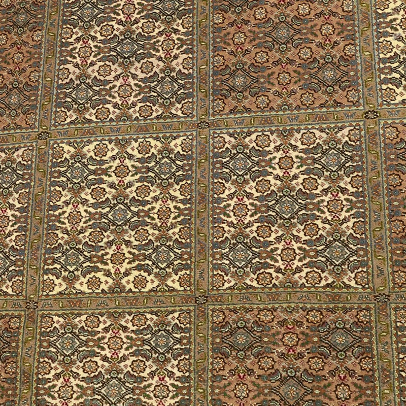 Persisk matta - Tabriz - Royal - Kungliga - 207 x 152 cm - mörk beige